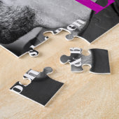 LGBT Happy Valentine's Day Custom Foto Monogram Puzzle (Seite)