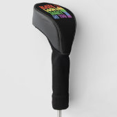 LGBT Hate sieht auf deiner Stolz Groovy tückisch a Golf Headcover (angewinkelt)