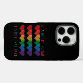 LGBT Herz Retro ein anständiger Mensch ist es nich Case-Mate iPhone Hülle (Rückseite (Horizontal))
