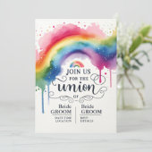 LGBT-Hochzeit Einladung (Stehend Vorderseite)