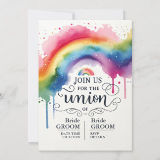 LGBT-Hochzeit Einladung