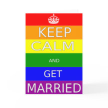 LGBT - Homosexuelle Ehe Behalte Ruhe und heiraten