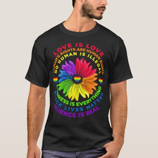 LGBT Human Rights Rainbow - Standard-Skala-4_00x T-Shirt (Vorderseite)