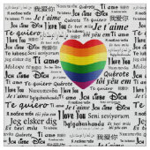 LGBT I Liebe Sie Stoff (Nahaufnahme)