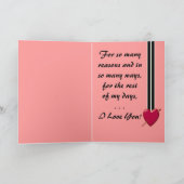 LGBT ILY FEIERTAGSKARTE (Innenseite)