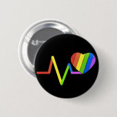 LGBT Impuls-Orlando-Tribut #LoveWins Button (Vorne & Hinten)
