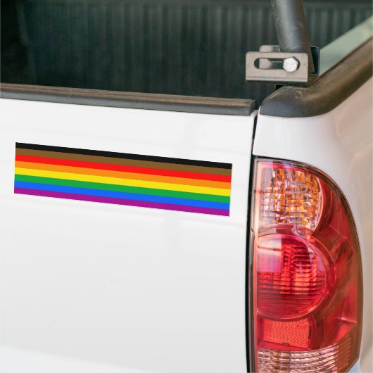 LGBT INKLUSIVE PRIDE (Farbenstolz) Autoaufkleber (Auf Lkw)
