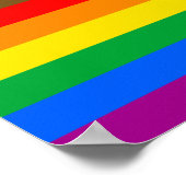 LGBT INKLUSIVE PRIDE (Farbenstolz) Poster (Ecke)
