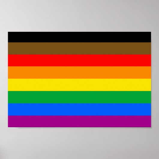 LGBT INKLUSIVE PRIDE (Farbenstolz) Poster (Vorne)