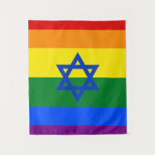 LGBT Israel Wandteppich (Vorderseite)