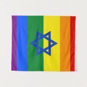 LGBT Israel Wandteppich (Vorderseite (Horizontal))