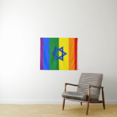 LGBT Israel Wandteppich (Beispiel (Horizontal))