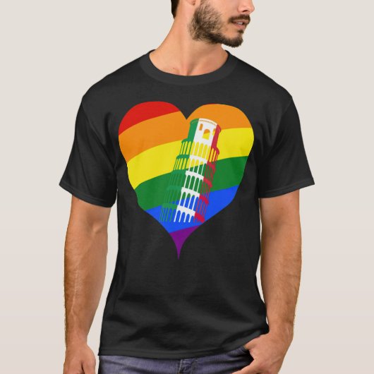 LGBT Italien Italienischer Souvenir (1) -Standard- T-Shirt (Vorderseite)
