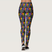 LGBT+ Jack-O'-Lantern-Leggings Leggings (Rückseite)