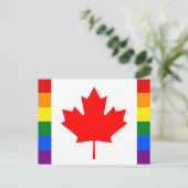 LGBT Kanada Postkarte (Stehend Vorderseite)