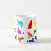 LGBT-Katzen Kaffeetasse (Mittel)