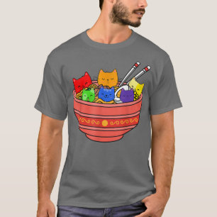 LGBT Katzen Ramen LGBT Pride T-Shirt