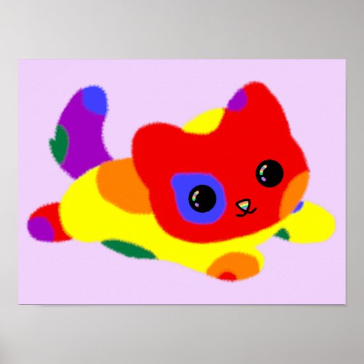 LGBT+-Katzenposter Poster (Vorne)