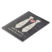 LGBT-Kopplung der Knot-Imitat-Halbpension Gay Wedd Notizblock (Linke Seite)