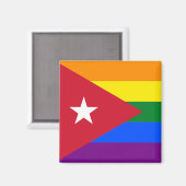 LGBT Kuba Magnet (Vorderseite/Rückseite)