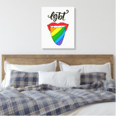 LGBT LEINWANDDRUCK (Insitu (Schlafzimmer))