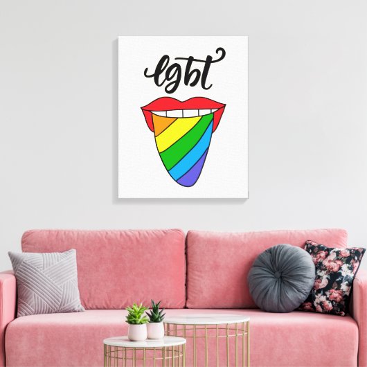 LGBT LEINWANDDRUCK (Insitu (Wohnzimmer))