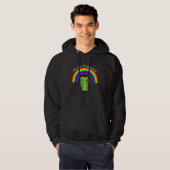 LGBT Lesbian Gay Bisexual Transgender Pride Queer Hoodie (Vorne ganz)