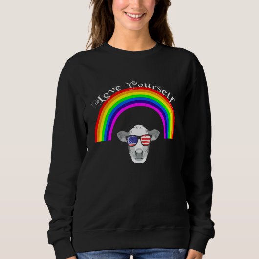 LGBT Lesbian Gay Bisexual Transgender Pride Queer Sweatshirt (Vorderseite)