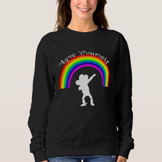 LGBT Lesbian Gay Bisexual Transgender Pride Queer Sweatshirt (Vorderseite)