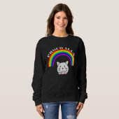 LGBT Lesbian Gay Bisexual Transgender Pride Queer Sweatshirt (Vorne ganz)