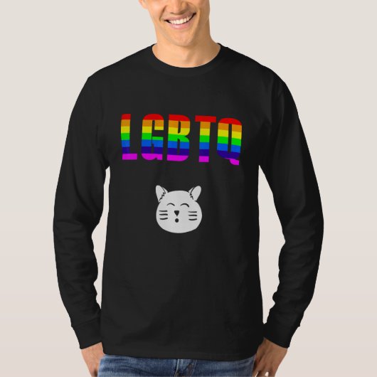 LGBT Lesbian Gay Bisexual Transgender Pride Queer T-Shirt (Vorderseite)