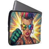 LGBT Lesbian Mohawk Pop Uppercut Art Laptopschutzhülle (Vorne Rechts)