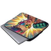 LGBT Lesbian Mohawk Pop Uppercut Art Laptopschutzhülle (Vorne Knopf)