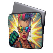 LGBT Lesbian Mohawk Pop Uppercut Art Laptopschutzhülle (Vorderseite Links)