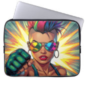 LGBT Lesbian Mohawk Pop Uppercut Art Laptopschutzhülle (Vorderseite)