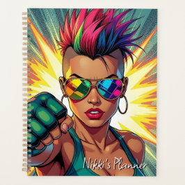 LGBT Lesbian Mohawk Pop Uppercut Art Planer