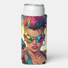 LGBT Lesbian Mohawk Pop Uppercut Art Selters Dosenkühler
