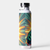 LGBT Lesbian Mohawk Pop Uppercut Art Trinkflasche (Rechts)