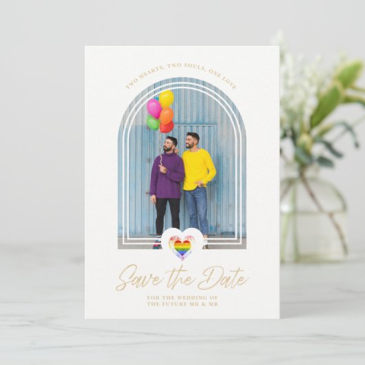 LGBT Lesbische Hochzeitstorte (Stehend Vorderseite)