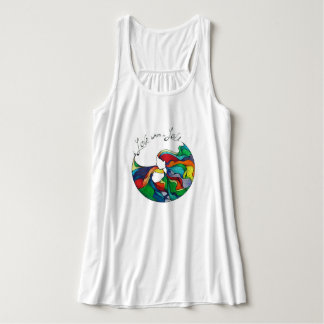LGBT lesbische Liebe flowy racerback Behälter Tank Top