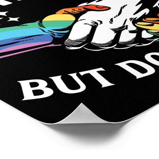 LGBT Lesbische Schwulen Trans Ich mag gerade sein, Poster (Ecke)