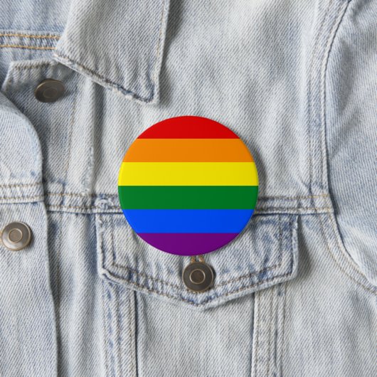 LGBT Lesbischer Gay Pride Rainbow Button (Beispiel)