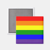 LGBT Lesbischer Gay Pride Rainbow Magnet (Vorderseite/Rückseite)