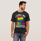 LGBT Lesbischer Pride Monat I Liebe Lesbische Toch T-Shirt (Vorne ganz)