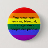 LGBT Leute Button (Vorderseite)
