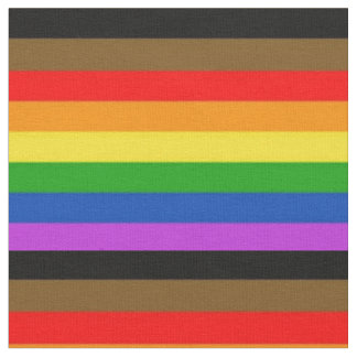 LGBT-Leute mit farbiger inklusiver Regenbogenflagg Stoff