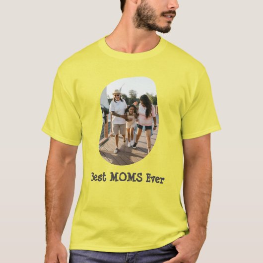 LGBT LGBTQ Beste Mamas je benutzerdefiniertes Foto T-Shirt (Vorderseite)
