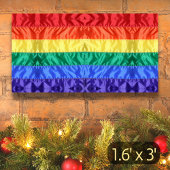 LGBT LGBTQ+-Gay Pride-Regenbogenflagge in lebhafte Banner