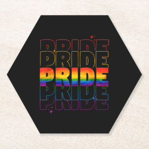 LGBT LGBTQ PRIDE FLAG Gay Lesbian Preis Monat Untersetzer