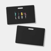 LGBT - Liberty Guns Beer Trump 6 Ausweis (Vorder- & Rückseite)